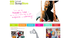 Desktop Screenshot of cornwallscrapstore.co.uk
